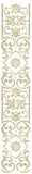 Small Vertical Scroll Stripe Wall Stencil
