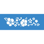 Small Hibiscus Flower Wall Stencil