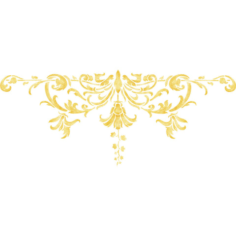 Turn of the Century Wall Stencil Side