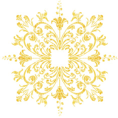 Turn of the Century Medallion Wall Stencil