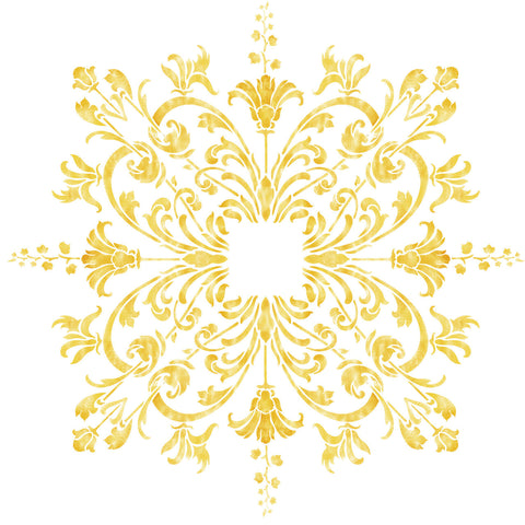 Turn of the Century Medallion Wall Stencil
