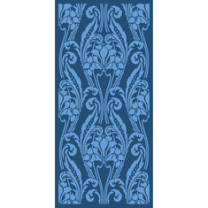Nouveau Florentine Stripe Wall Stencil