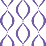 Lavender Scallop Wall Stencil