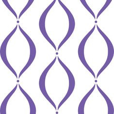 Lavender Scallop Wall Stencil