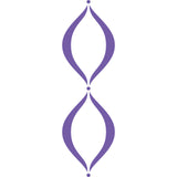 Lavender Scallop Wall Stencil