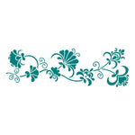 Crewel 1 Overlay Wall Stencil Border