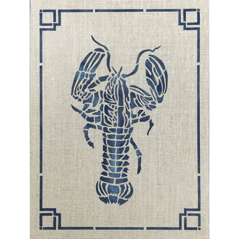 Lobster Frame Wall Stencil