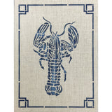 Lobster Frame Wall Stencil