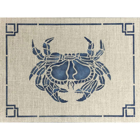 Crab Frame Wall Stencil