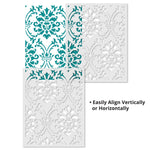 Royal Damask Allover Wall Stencil
