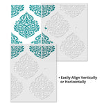 Moroccan Damask Stencil