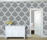 Moroccan Damask Stencil