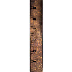 6 Inch Wide Simple Growth Chart Wall Stencil