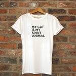 MY CAT IS MY SPIRIT ANIMAL Mantra Craft Stencil