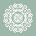 14 to 36 Inch Asana Mandala Wall Stencil