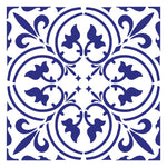 Scroll Tile Wall Stencil by Designer Stencils