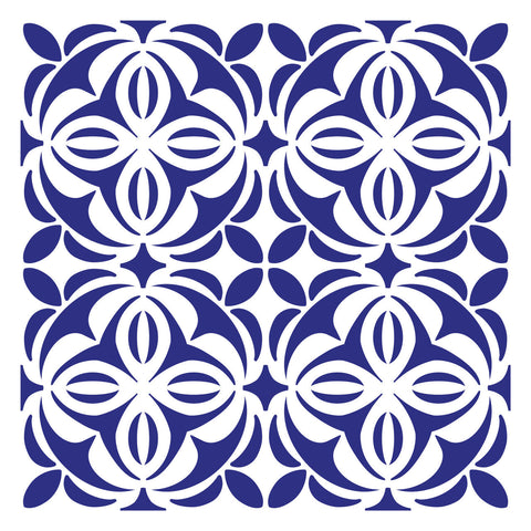Casablanca Tile Wall Stencil