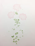 Rose and Violets Spray Wall Stencil - Part 1