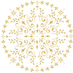40 Inch Ceiling Medallion Wall Stencil
