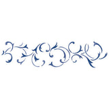 French Swirl Wall Stencil Border
