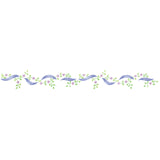 Bow and Flower Border Wall Stencils