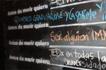Antes de Morir Line Wall Stencil - Spanish