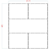 Pickleball Court Stencil Set