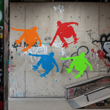 Life Size 180 Skateboard Stencil