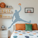 Air Basketball Silhouette Stencil