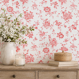 Floral Rose Wallpaper Wall Stencil