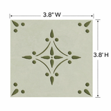 Single Tile Embossing Wall Stencil