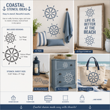 Ship Wheels Small-Format Craft Stencil