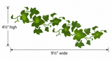 Border of Ivy Border Wall Stencil by Designer Stencils