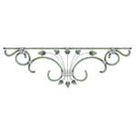 Wrought Iron Trellis Wall Stencil by DeeSigns