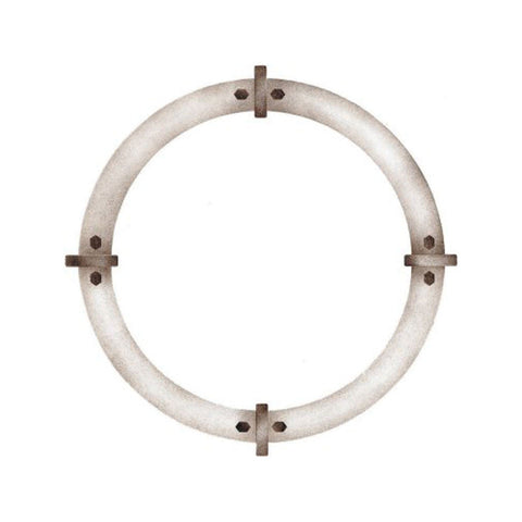 Single Porthole Wall Stencil