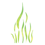 Small Sea Grass Wall Stencil