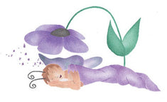 Sleeping Fairy Wall Stencil 