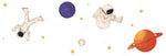 Outer Space Wall Stencil Border