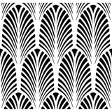 Art Deco Fan All Over Wall Stencil by Designer Stencils