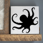 Contemporary Octopus Stencil Sign