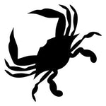 Contemporary Crab Stencil (10 mil plastic)