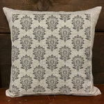 Batik Damask Allover Pattern Wall Stencil