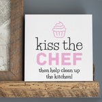 Kiss the Chef Stencil (10 mil plastic) SKU# FS112