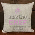 Kiss the Chef Stencil (10 mil plastic) SKU# FS112