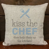 Kiss the Chef Stencil (10 mil plastic) SKU# FS112