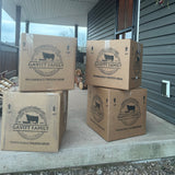 Use Custom Stencils for stenciling onto shipping boxes.