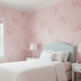 Honeysuckle Swirl Wall Stencil