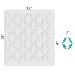 Charlotte Fern Lattice Wall Stencils