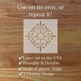 Highlights for the Amiens French Heritage Stencil Design