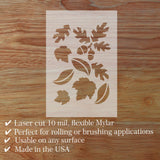 Highlights for the Falling Leaves Craft Stencil